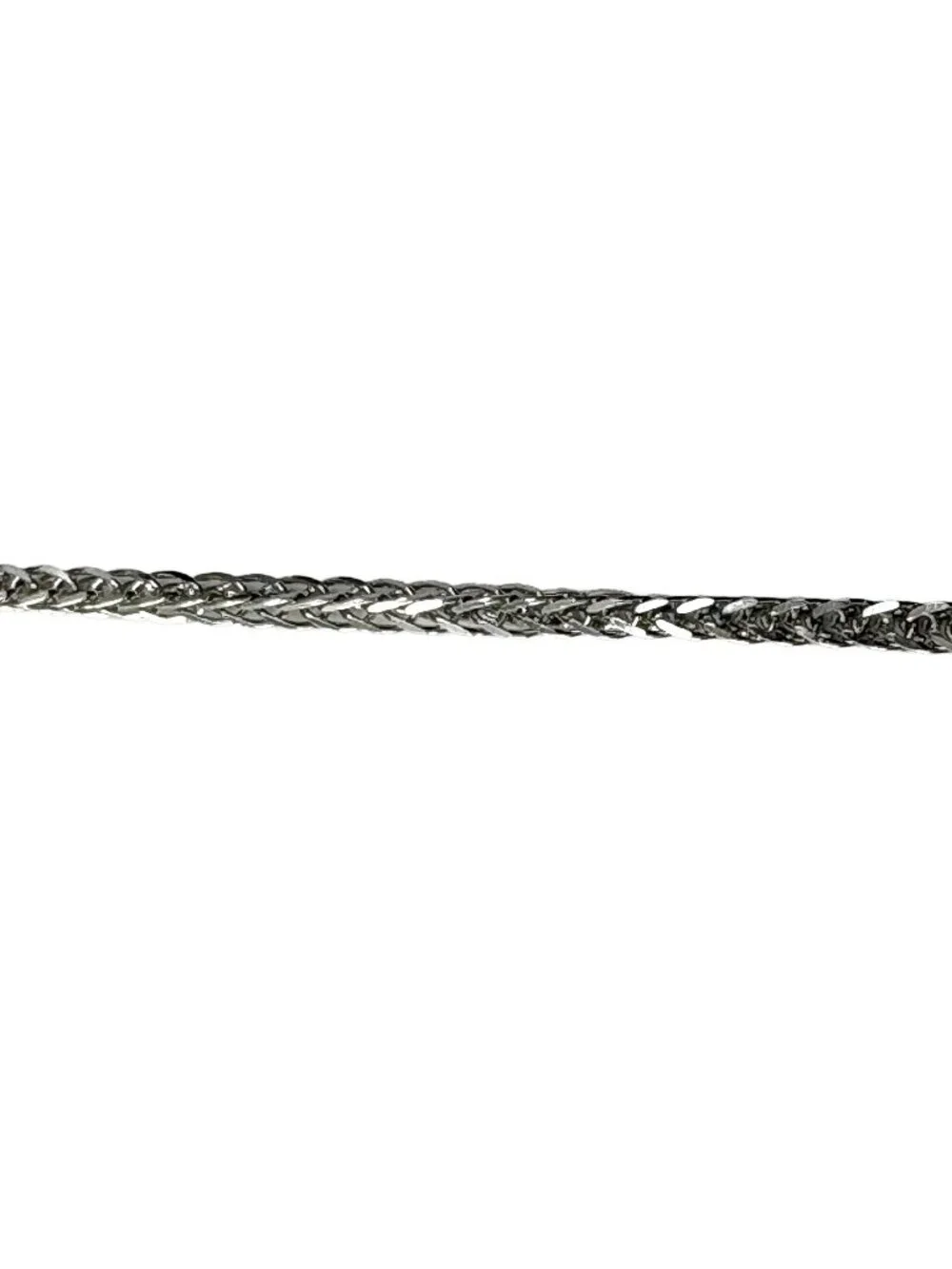 Solid 999 Fine Silver Chopin Chain Necklace 1.2mm 18
